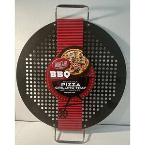 Tablecraft BBQ Commercial Quality Non-Stick Pizza Grilling Tray With Handles New